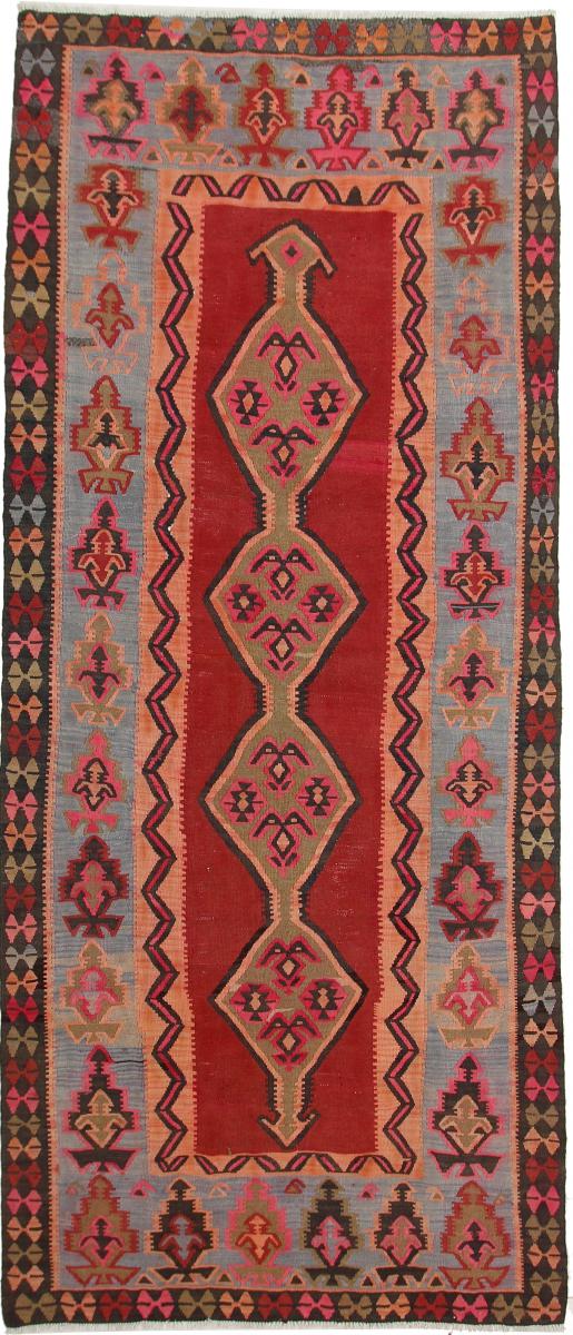 Tapete persa Kilim Fars Azerbaijan Antigo 344x146 344x146, Tapete persa Tecido à mão