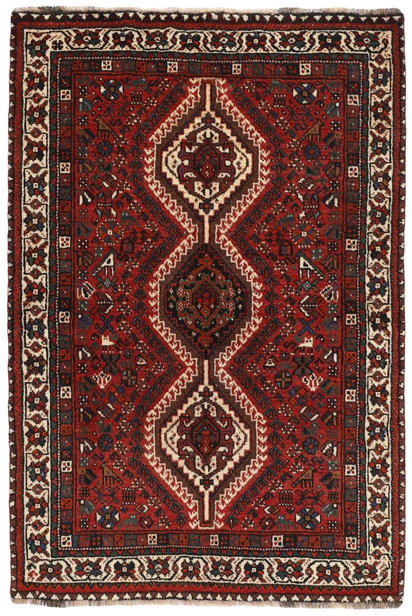 Περσικό χαλί Shiraz 158x104 158x104, Περσικό χαλί Χειροποίητο με κόμπους