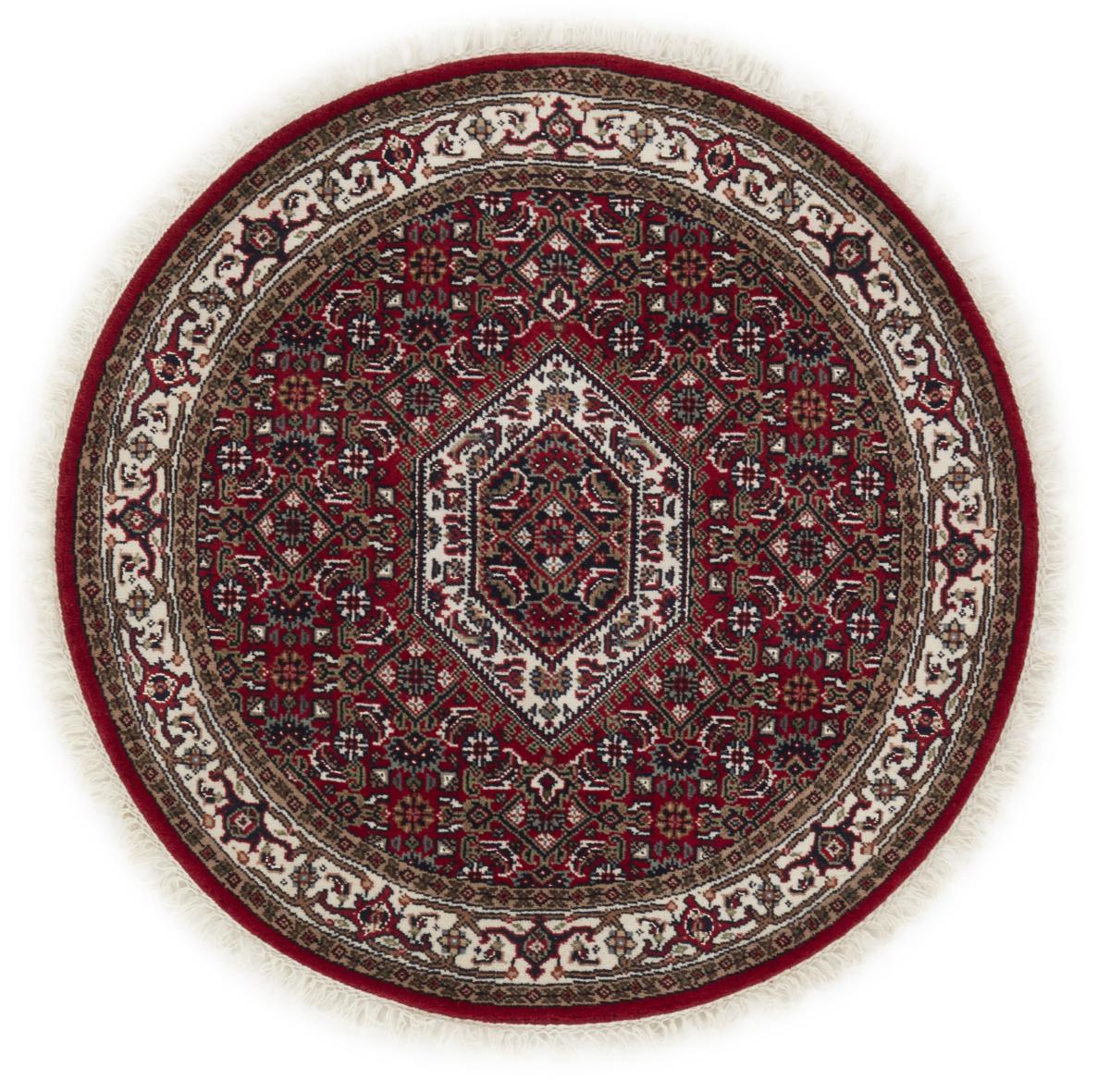 Indisk teppe Indo Bidjar 102x102 102x102, Persisk teppe Knyttet for hånd
