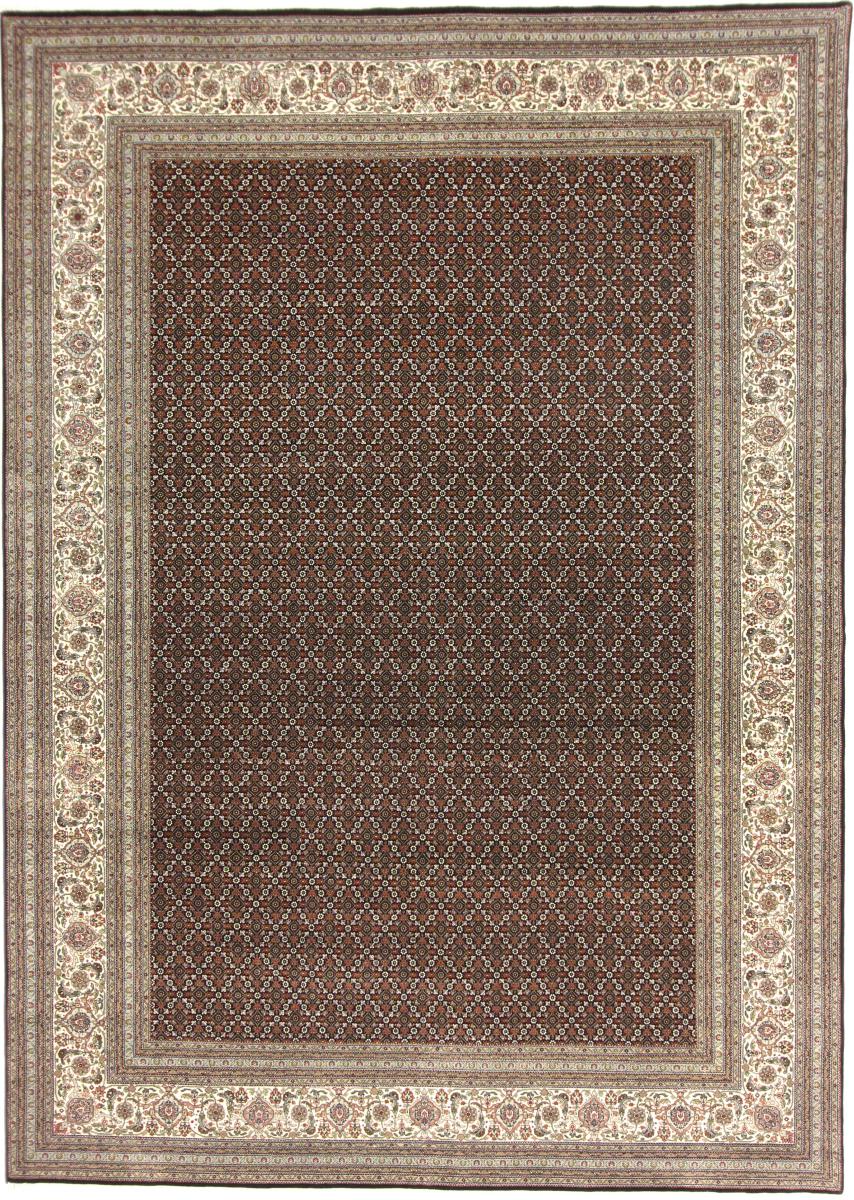 Indisk teppe Indo Tabriz Mahi 351x248 351x248, Persisk teppe Knyttet for hånd