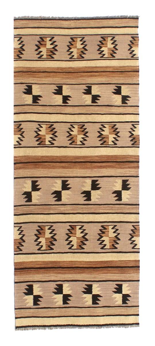 Alfombra afgana Kilim Afghan 204x85 204x85, Alfombra persa Tejido a mano
