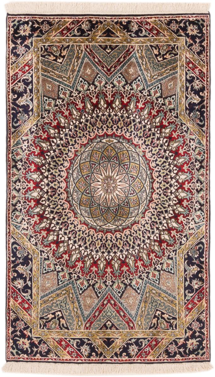 Tappeto indiano Cachemire di Seta 160x92 160x92, Tappeto persiano Annodato a mano