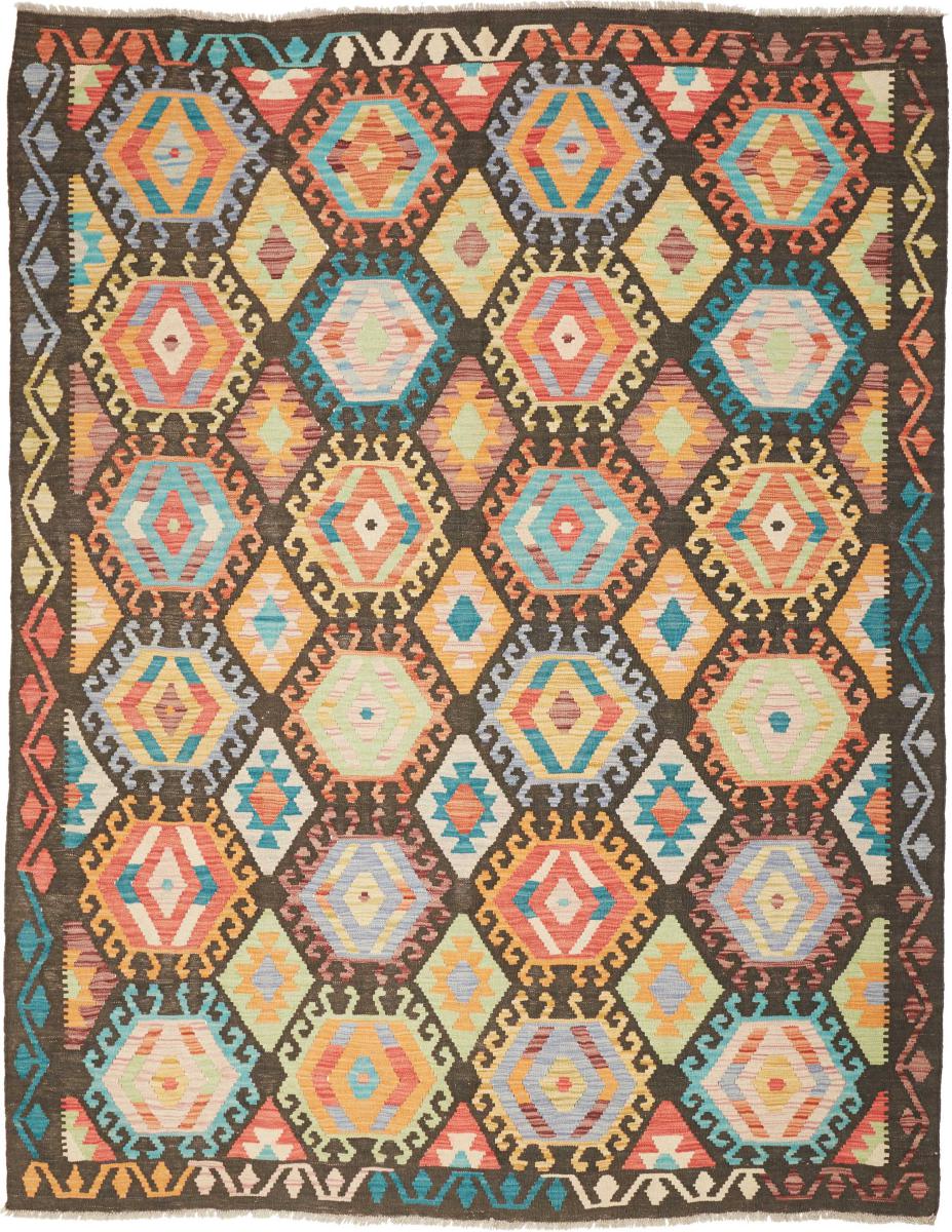 Afghanischer Teppich Kelim Afghan 227x179 227x179, Perserteppich Handgewebt