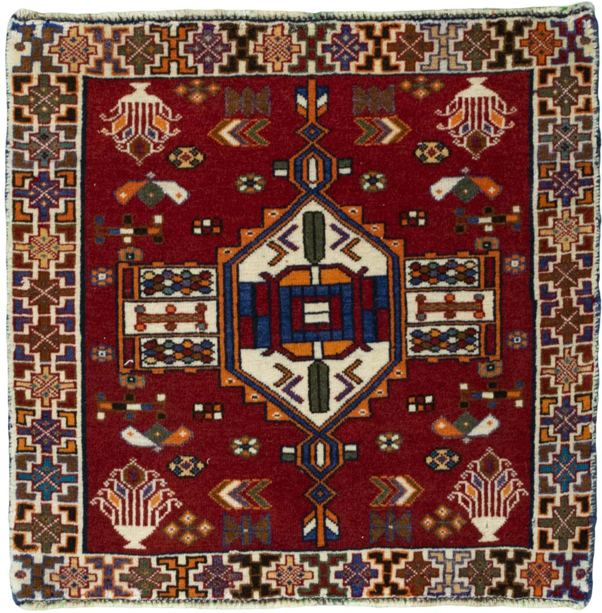 Perzisch tapijt Shiraz 65x64 65x64, Perzisch tapijt Handgeknoopte
