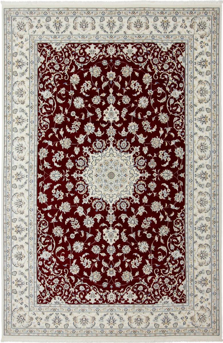 Alfombra persa Nain 9La Sherkat Firmado 297x197 297x197, Alfombra persa Anudado a mano