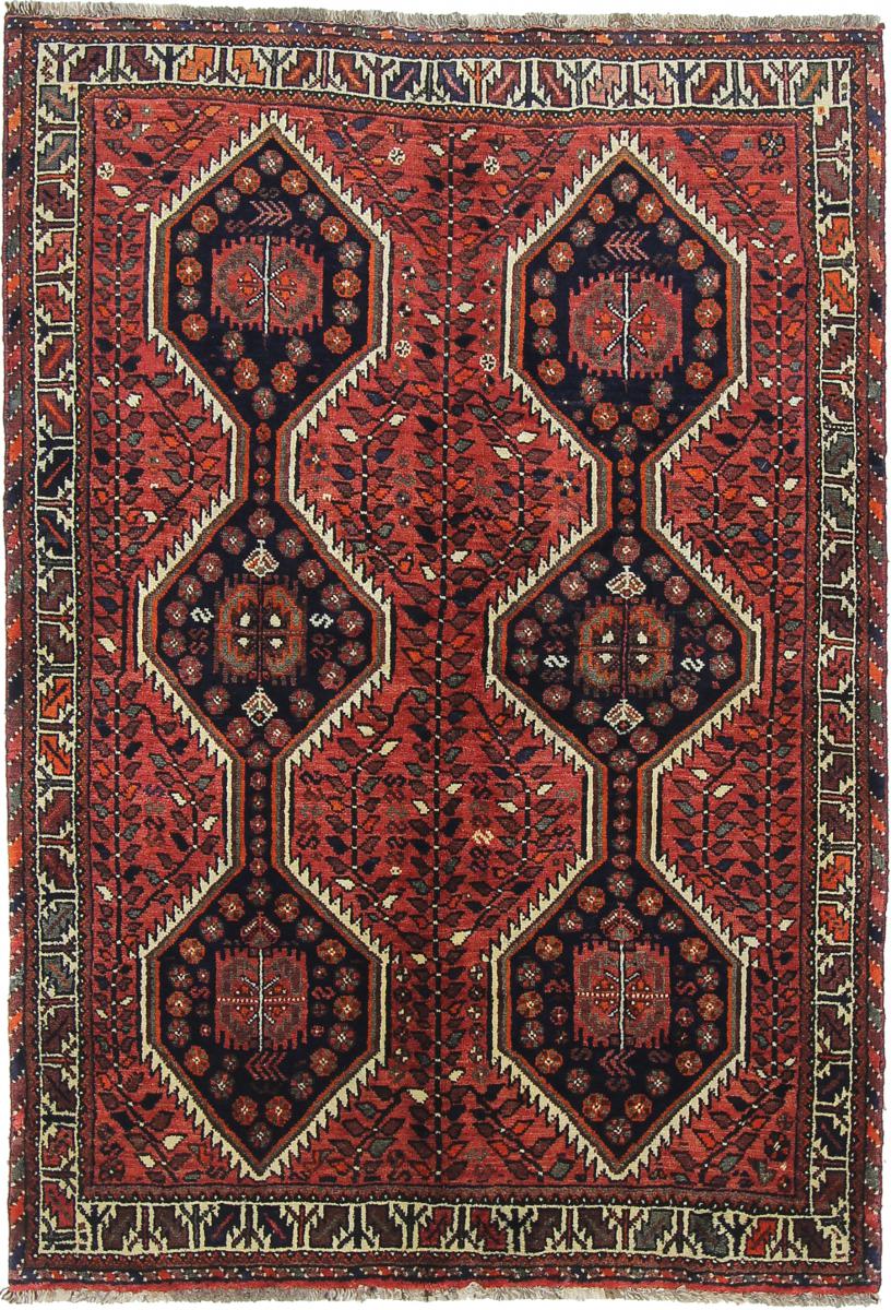 Tapete persa Ghashghai 225x151 225x151, Tapete persa Atado à mão