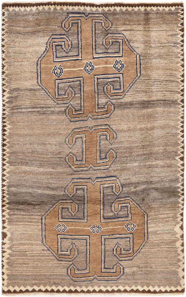 Persian Rug Persian Gabbeh Ghashghai 162x102 162x102, Persian Rug Knotted by hand