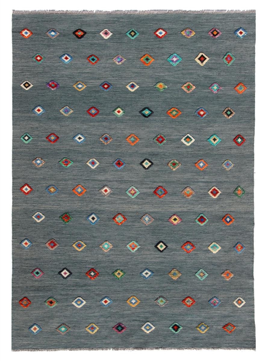 Alfombra afgana Kilim Afghan Nimbaft Edition 239x169 239x169, Alfombra persa Tejido a mano