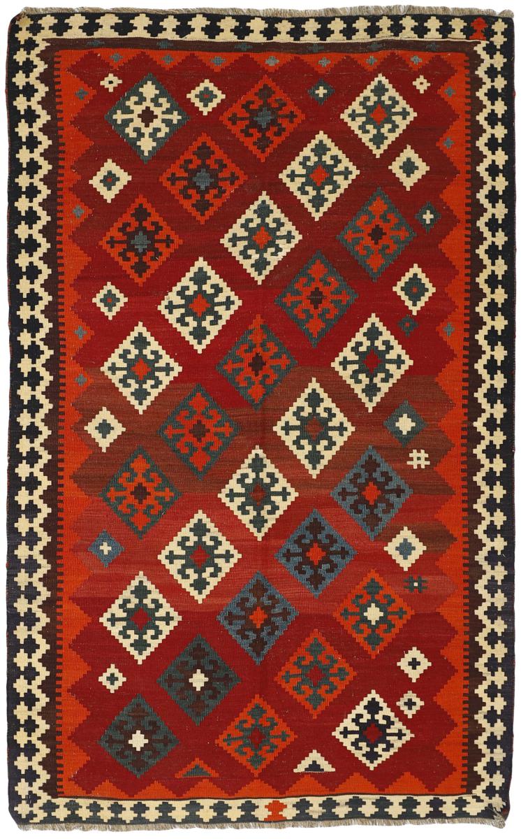 Tapete persa Kilim Fars 8'7"x5'4" 8'7"x5'4", Tapete persa Tecido à mão