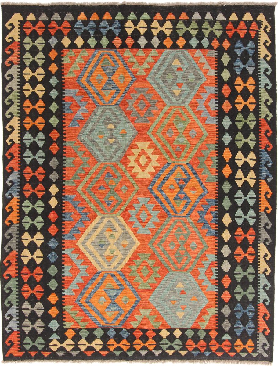 Afgán szőnyeg Kilim Afgán 201x156 201x156, Perzsa szőnyeg szőttesek