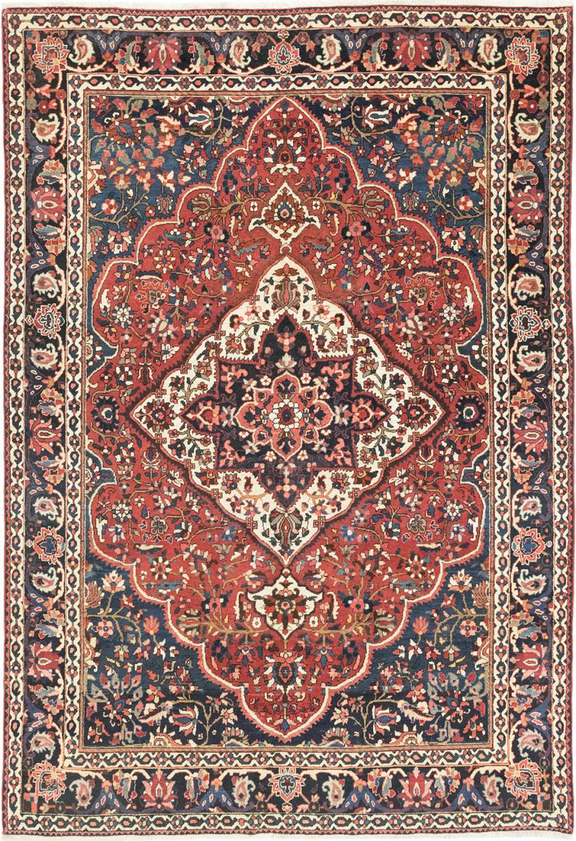 Persian Rug Bakhtiari Antique 10'0"x6'7" 10'0"x6'7", Persian Rug Knotted by hand
