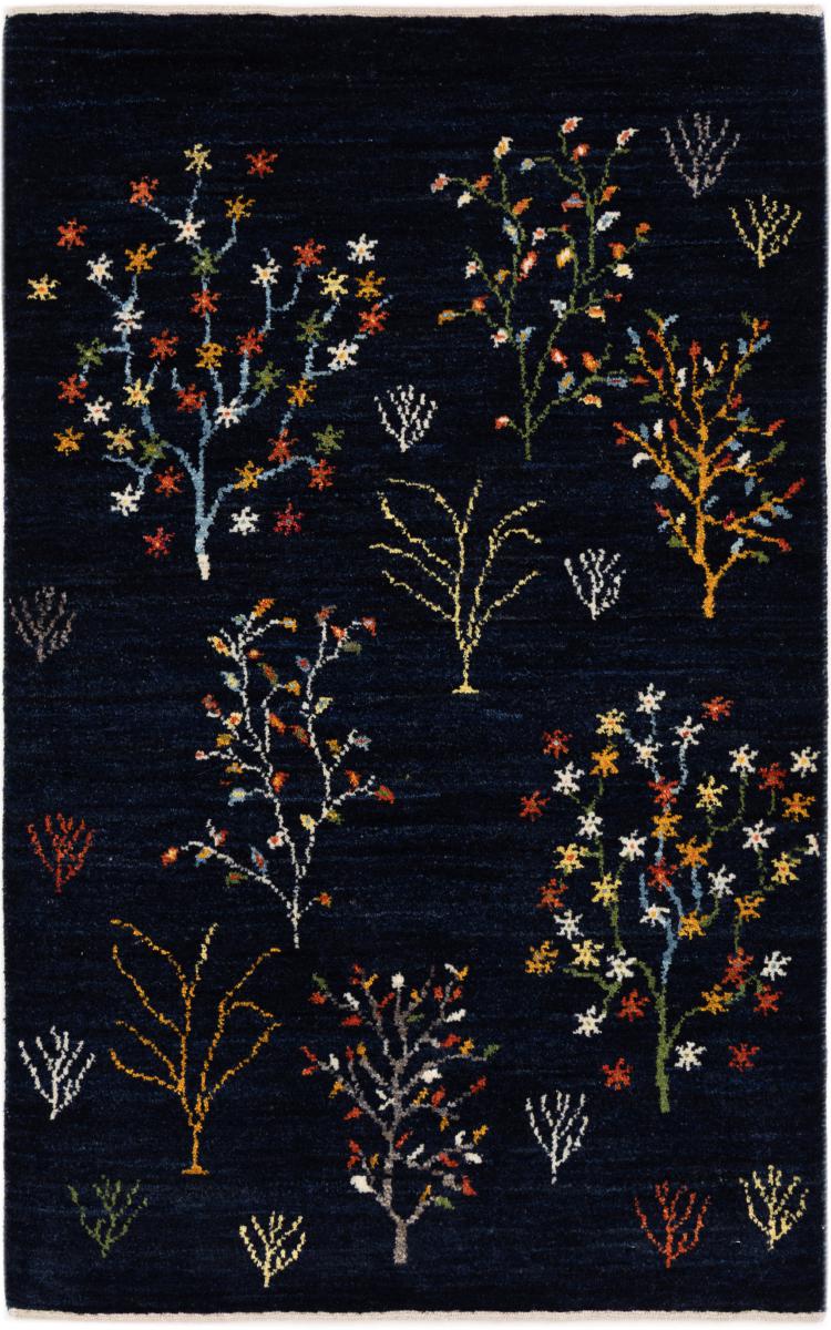 Tapete persa Persa Gabbeh Kashkuli Banafsheh 127x81 127x81, Tapete persa Atado à mão