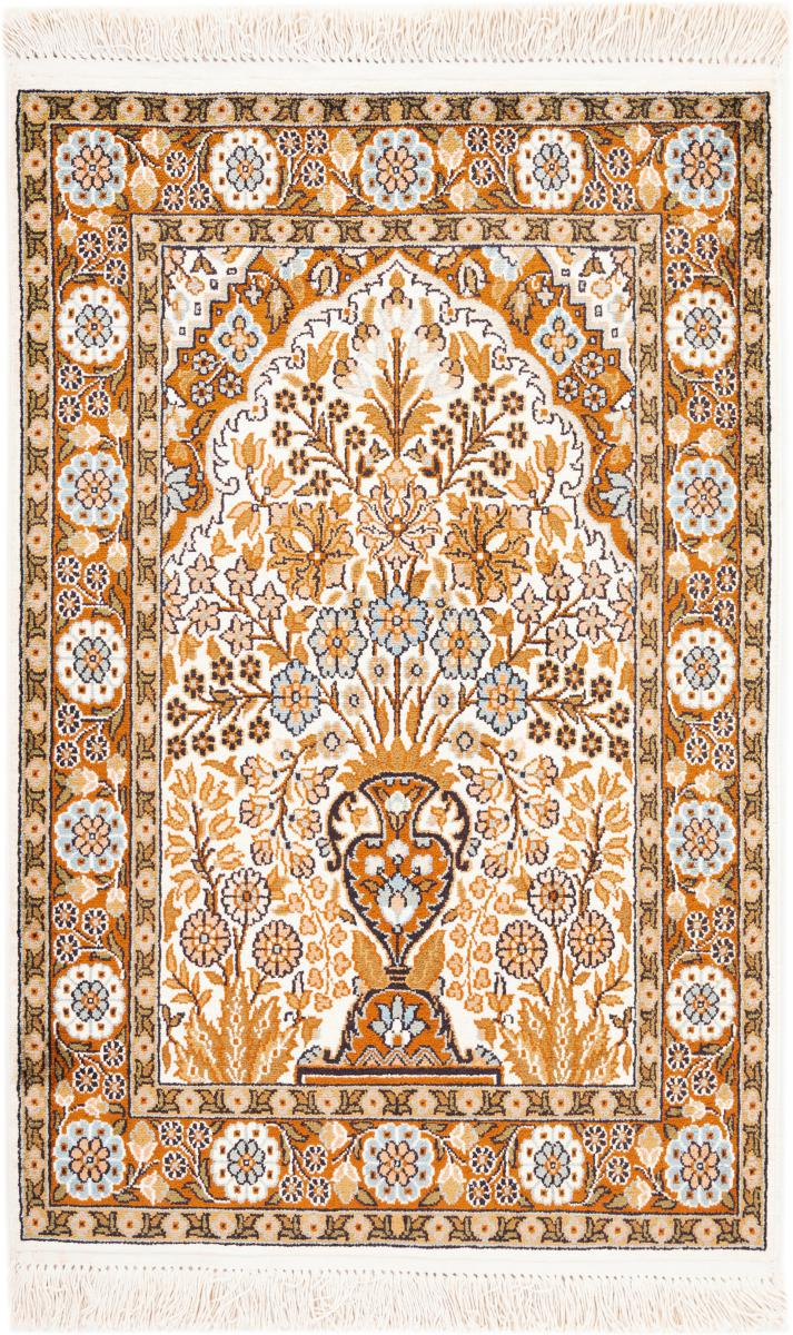 Tappeto indiano Cachemire di Seta 96x61 96x61, Tappeto persiano Annodato a mano
