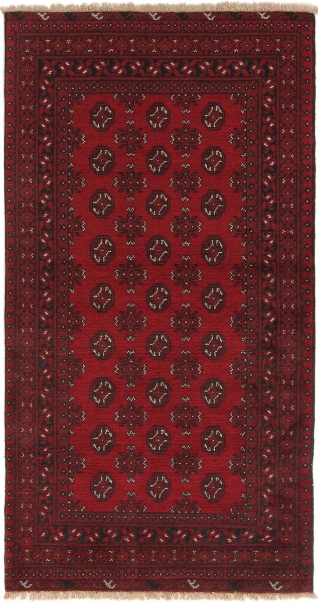 Afghansk tæppe Afghan Akhche 191x102 191x102, Persisk tæppe Knyttet i hånden