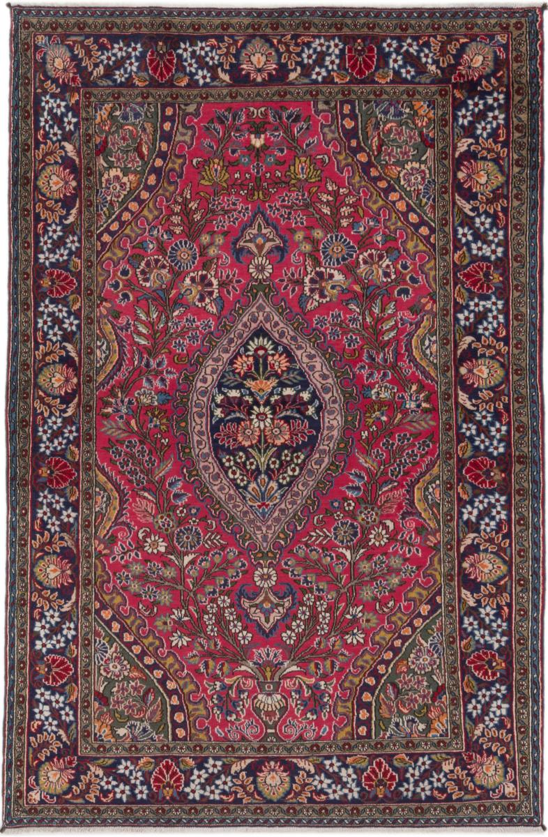 Tapete persa Tabriz 210x140 210x140, Tapete persa Atado à mão