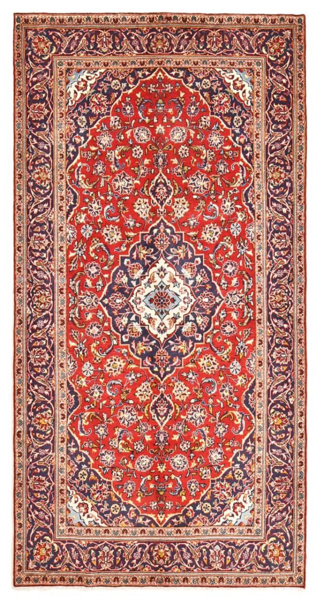 Persian Rug Keshan 9'6"x4'10" 9'6"x4'10", Persian Rug Knotted by hand