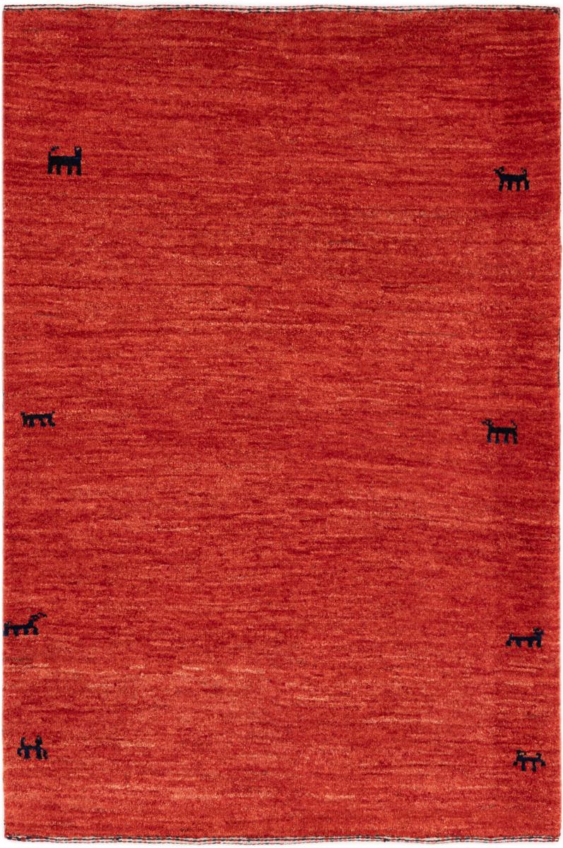 Tapete persa Persa Gabbeh Kashkuli Banafsheh 123x86 123x86, Tapete persa Atado à mão