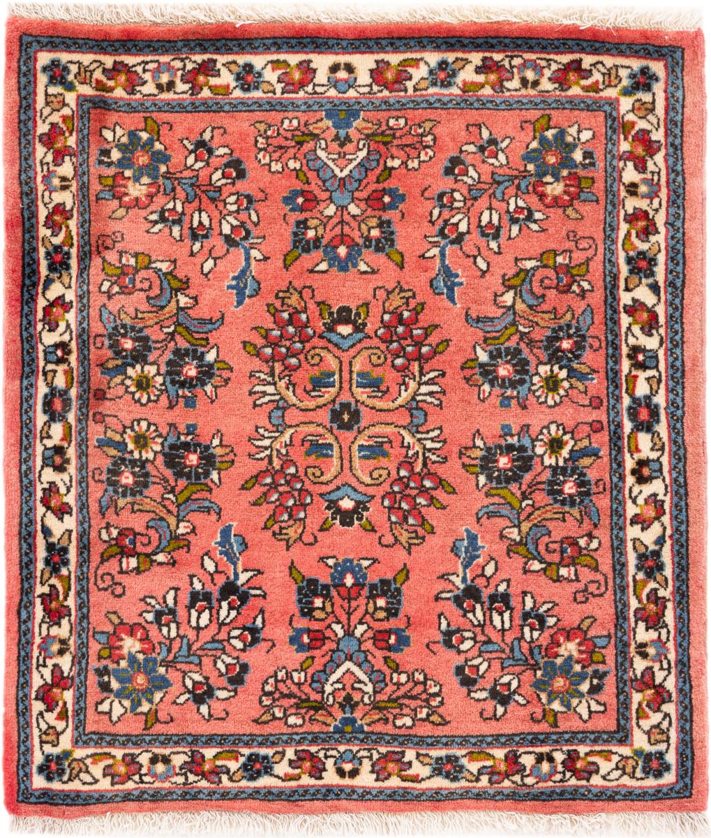 Tapis persan Sarough 81x71 81x71, Tapis persan Noué à la main