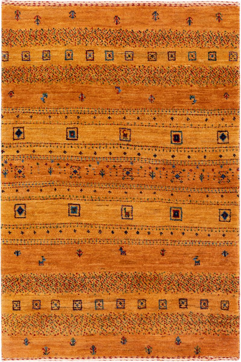 Tapete persa Persa Gabbeh Loribaft Essence 91x62 91x62, Tapete persa Feito à mão