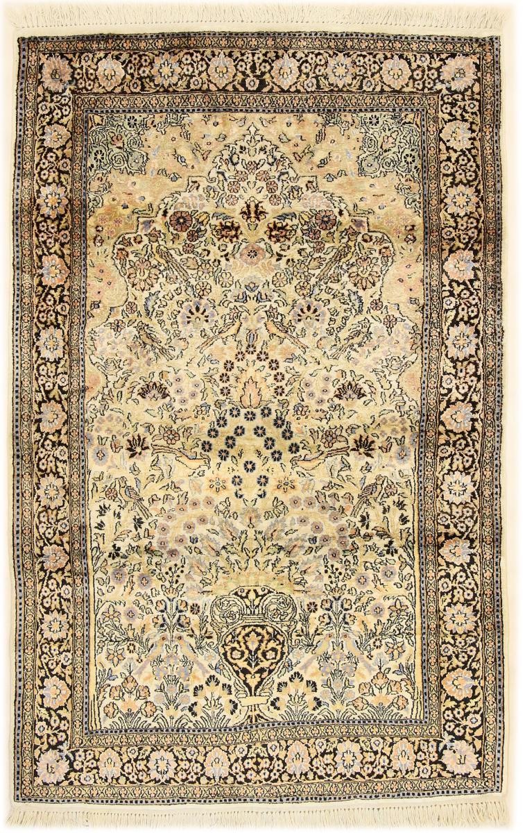 Tapete indiano Kashmir Seda 181x119 181x119, Tapete persa Atado à mão