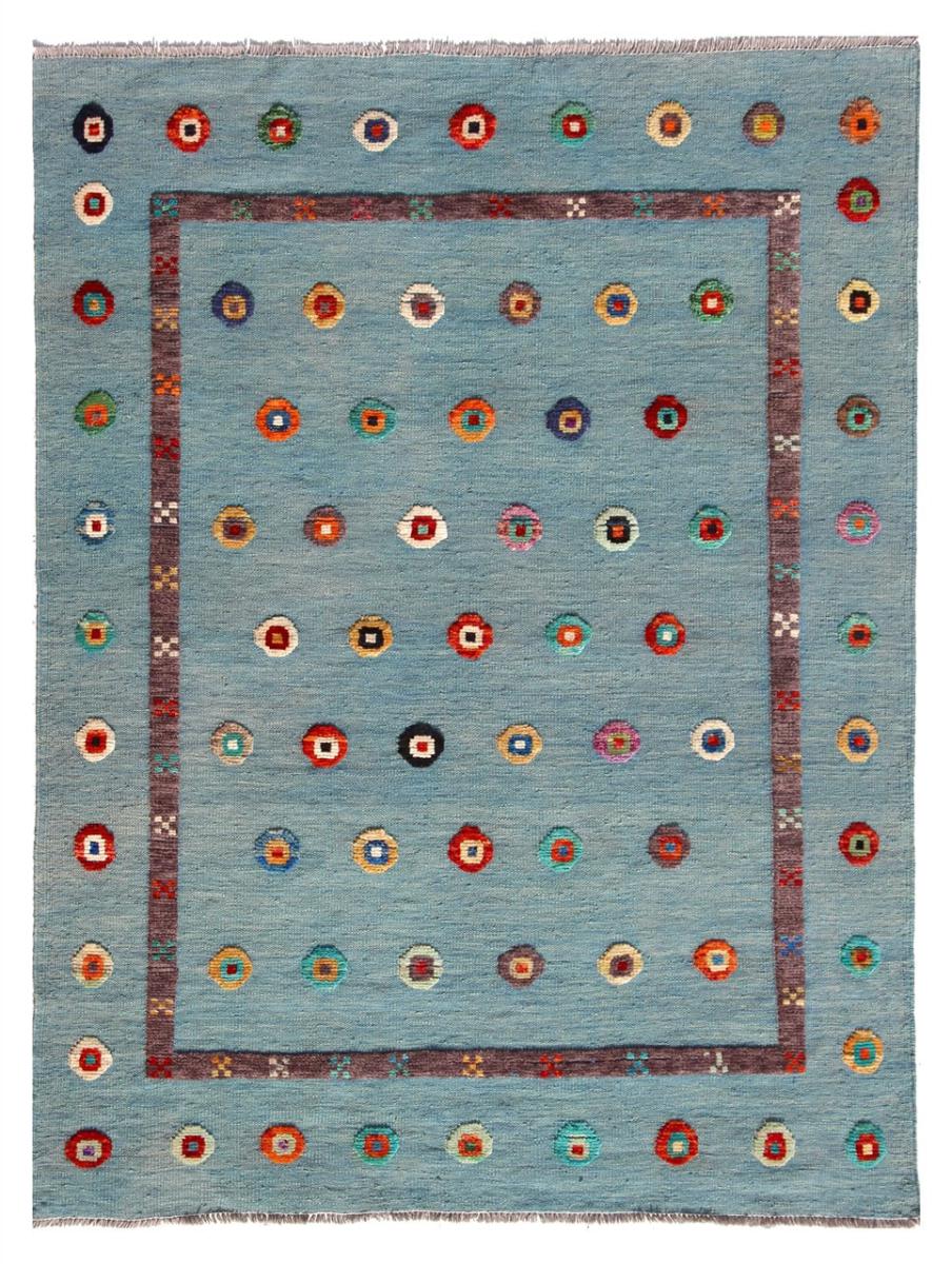 Alfombra afgana Kilim Afghan Nimbaft Edition 196x156 196x156, Alfombra persa Tejido a mano