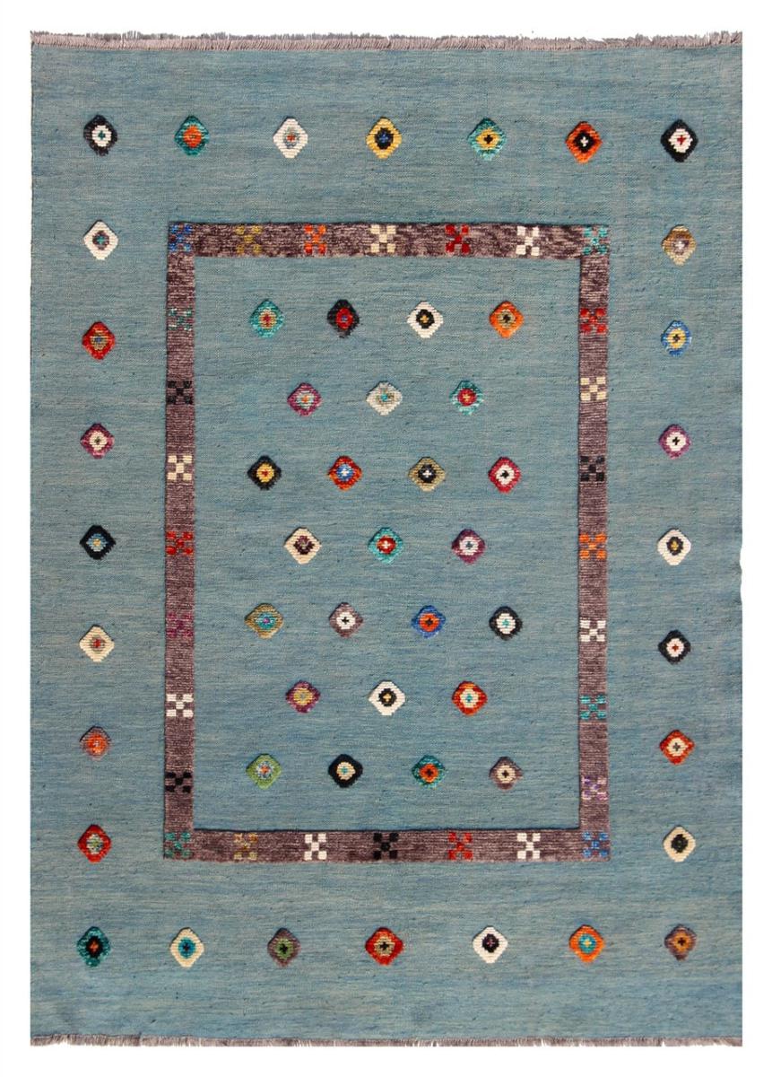 Alfombra afgana Kilim Afghan Nimbaft Edition 196x153 196x153, Alfombra persa Tejido a mano