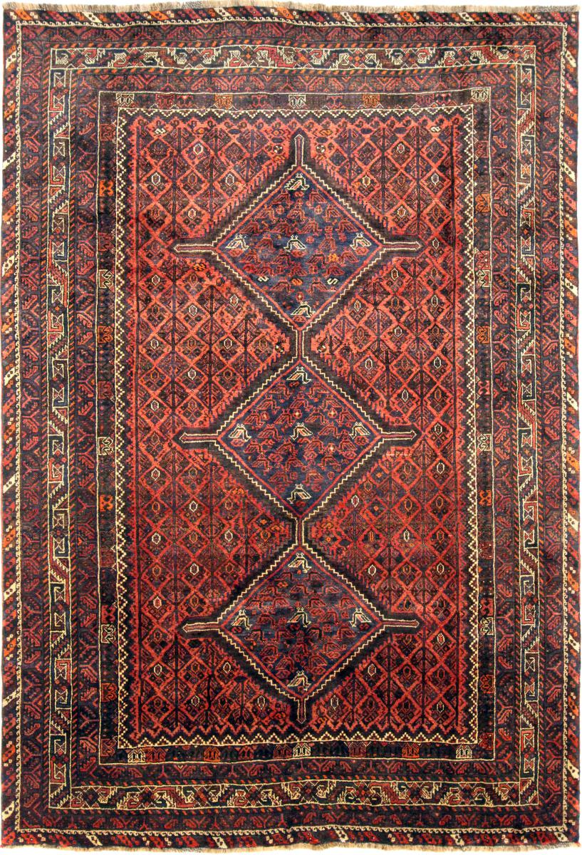 Tapis persan Shiraz 323x222 323x222, Tapis persan Noué à la main