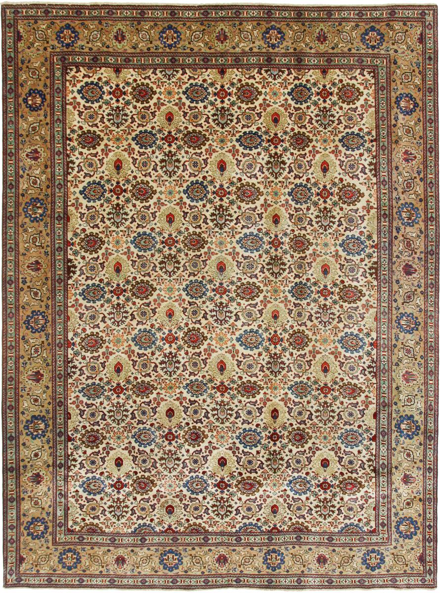 Tapete persa Tabriz 341x251 341x251, Tapete persa Atado à mão