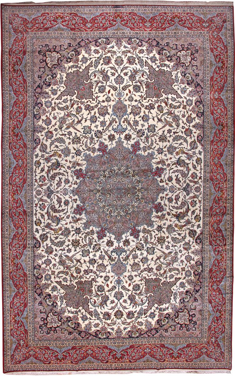 Persian Rug Isfahan Logmani Silk Warp 642x409 642x409, Persian Rug Knotted by hand