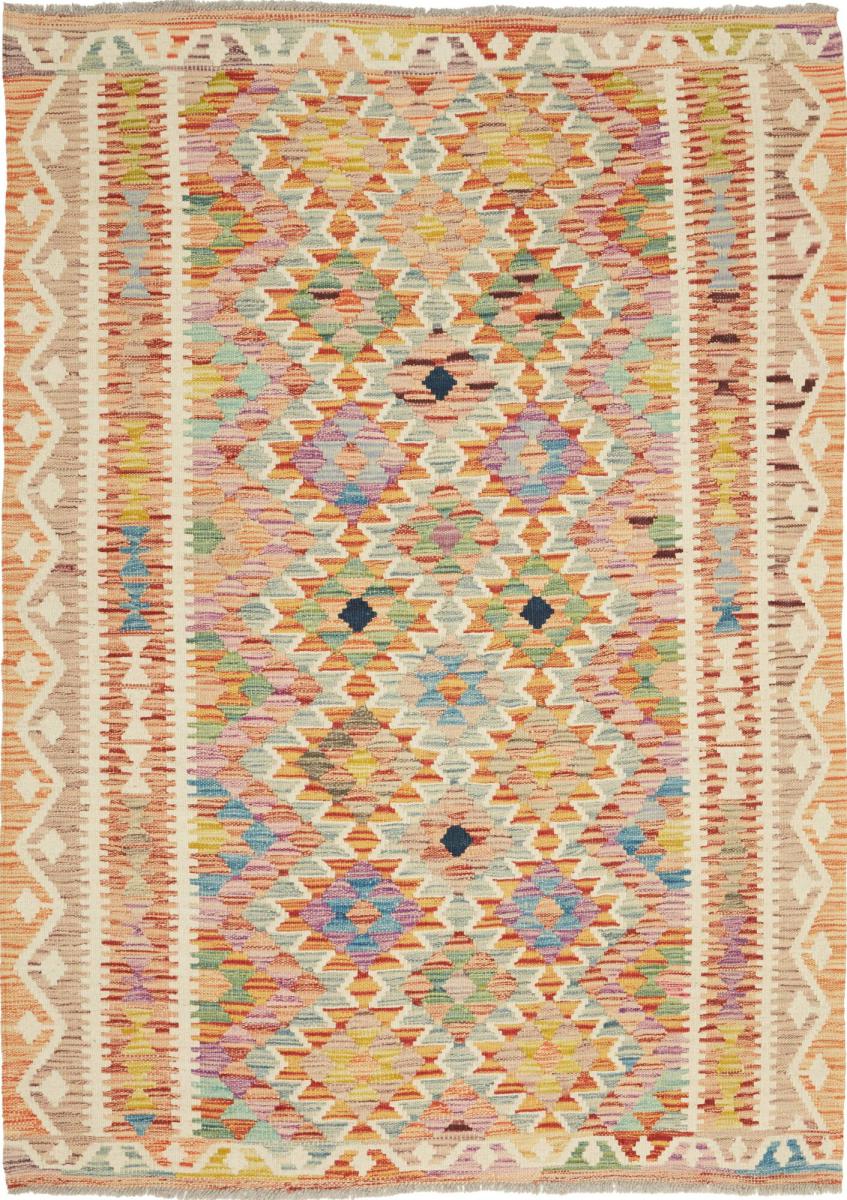 Afgán szőnyeg Kilim Afgán 169x124 169x124, Perzsa szőnyeg szőttesek