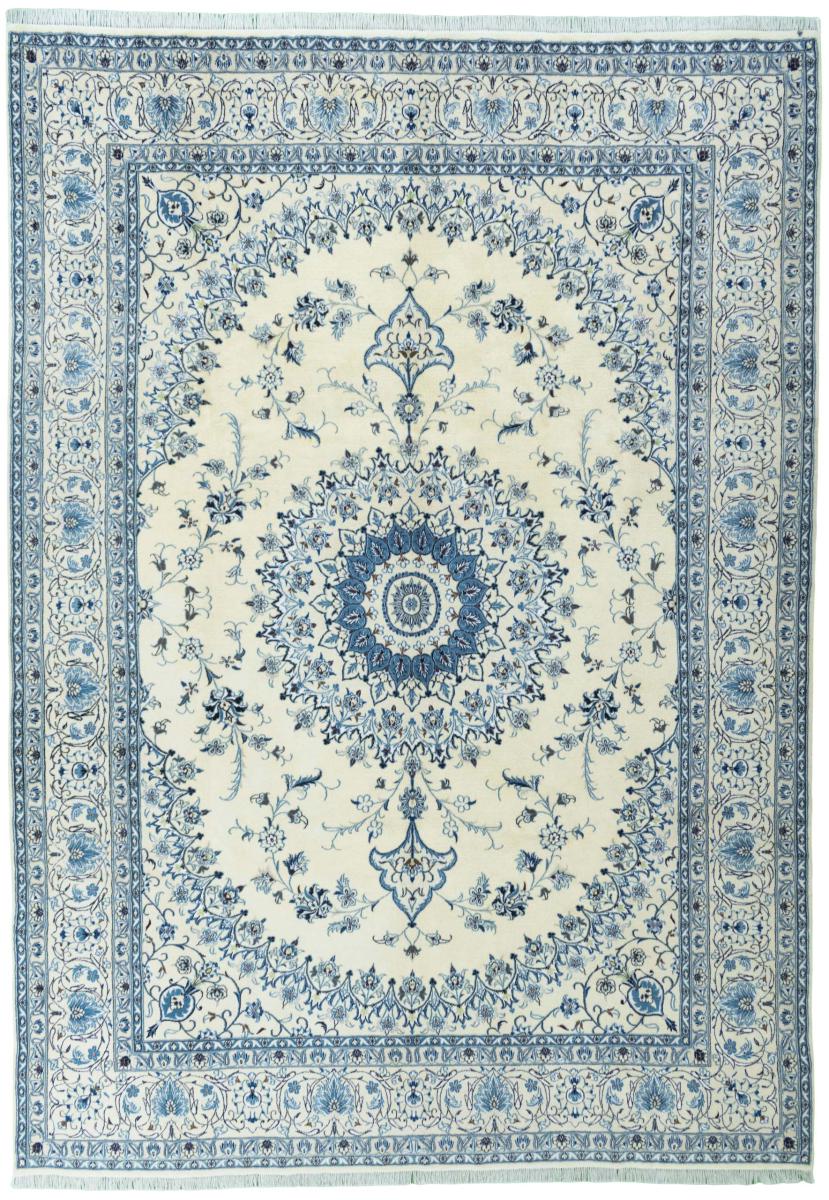 Tapis persan Nain 9La 349x249 349x249, Tapis persan Noué à la main