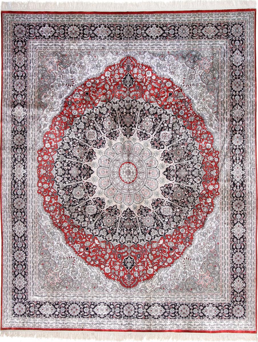 Tapis chinois Chinois Soie 301x241 301x241, Tapis persan Noué à la main