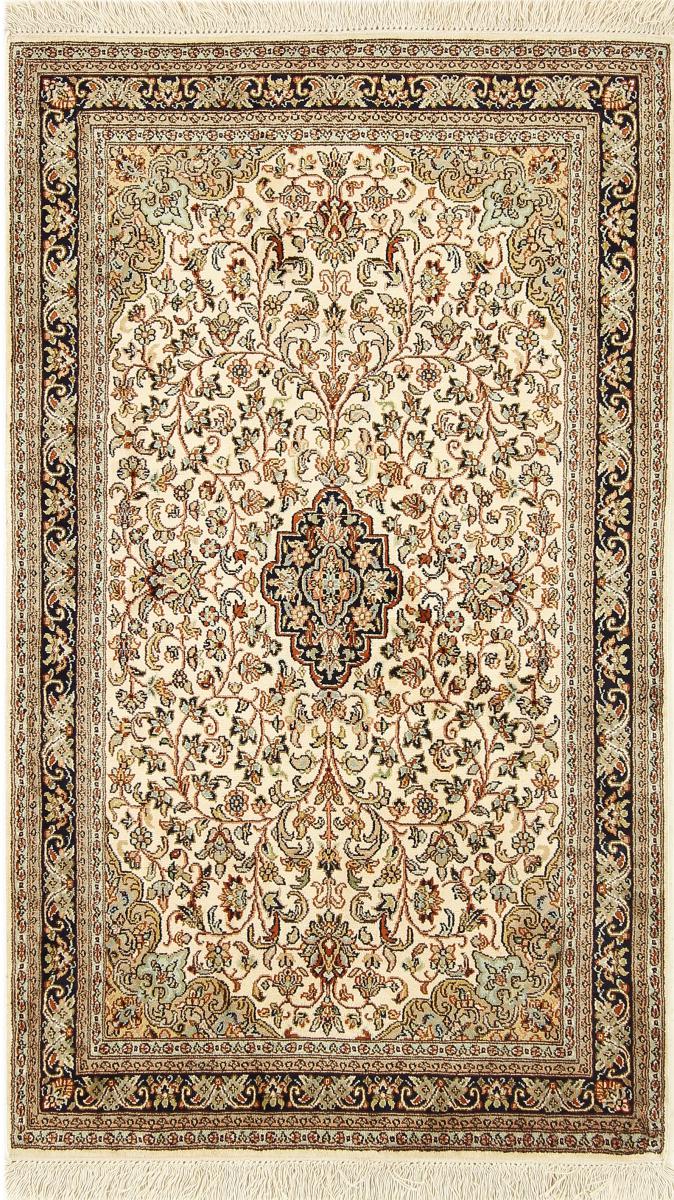 Tappeto indiano Cachemire di Seta 130x78 130x78, Tappeto persiano Annodato a mano