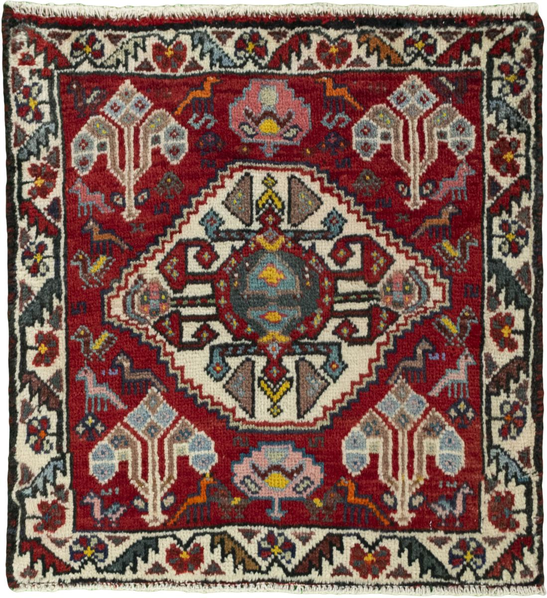 Perzisch tapijt Shiraz 60x57 60x57, Perzisch tapijt Handgeknoopte