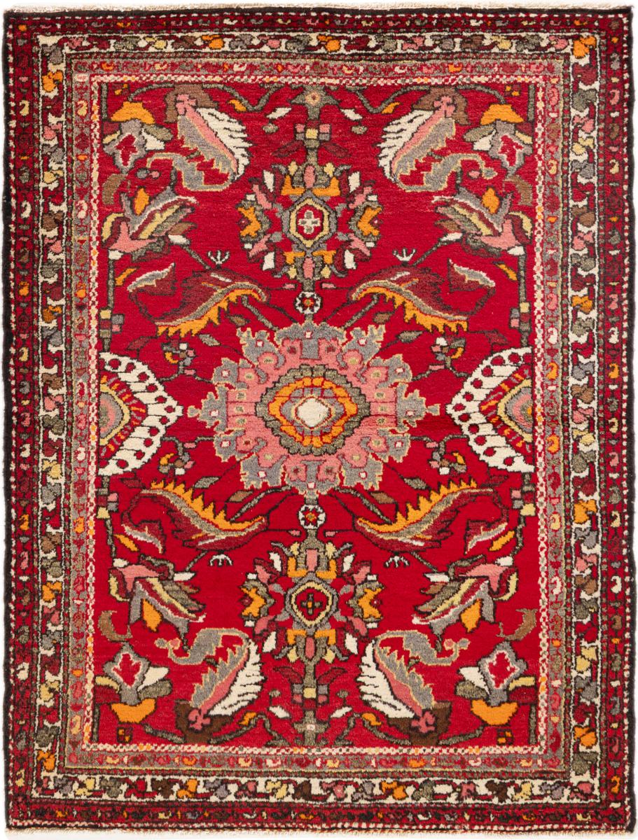 Persian Rug Hamadan Old 150x110 150x110, Persian Rug Knotted by hand