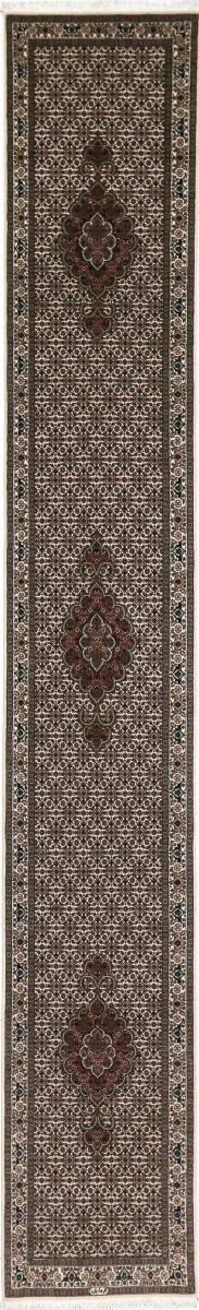 Tapis persan Tabriz Mahi 397x59 397x59, Tapis persan Noué à la main
