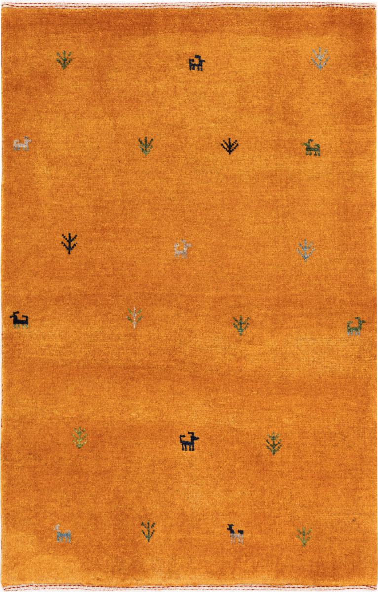 Tapete persa Persa Gabbeh Kashkuli Banafsheh 122x81 122x81, Tapete persa Atado à mão