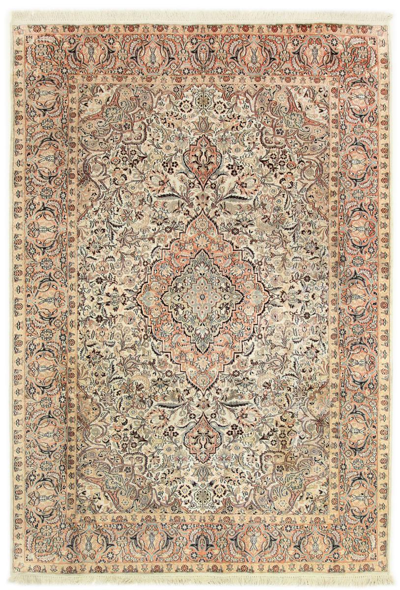 Indisk tæppe Kashmir Silke 259x171 259x171, Persisk tæppe Knyttet i hånden