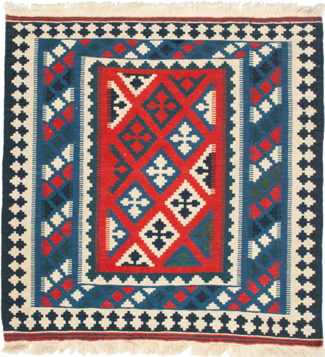 Tapete persa Kilim Fars 107x103 107x103, Tapete persa Tecido à mão