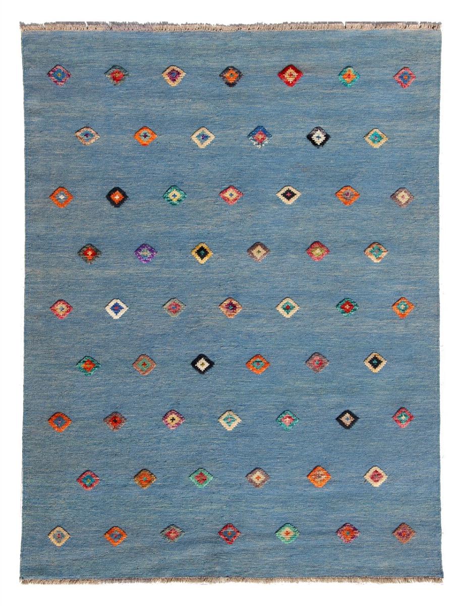 Alfombra afgana Kilim Afghan Nimbaft Edition 198x152 198x152, Alfombra persa Tejido a mano