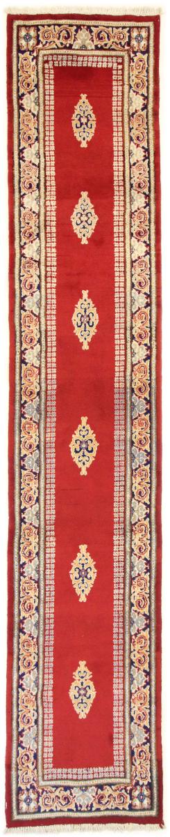 Persisk tæppe Kerman 402x82 402x82, Persisk tæppe Knyttet i hånden