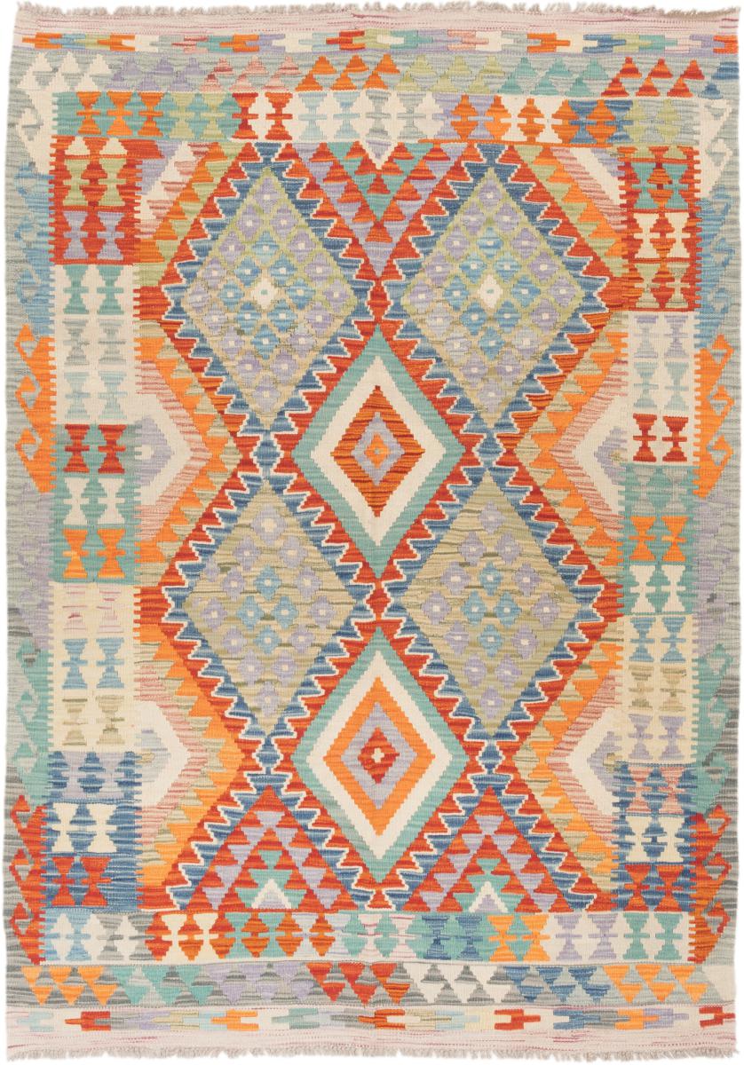 Tapete afegão Kilim Afegão 192x136 192x136, Tapete persa Tecido à mão