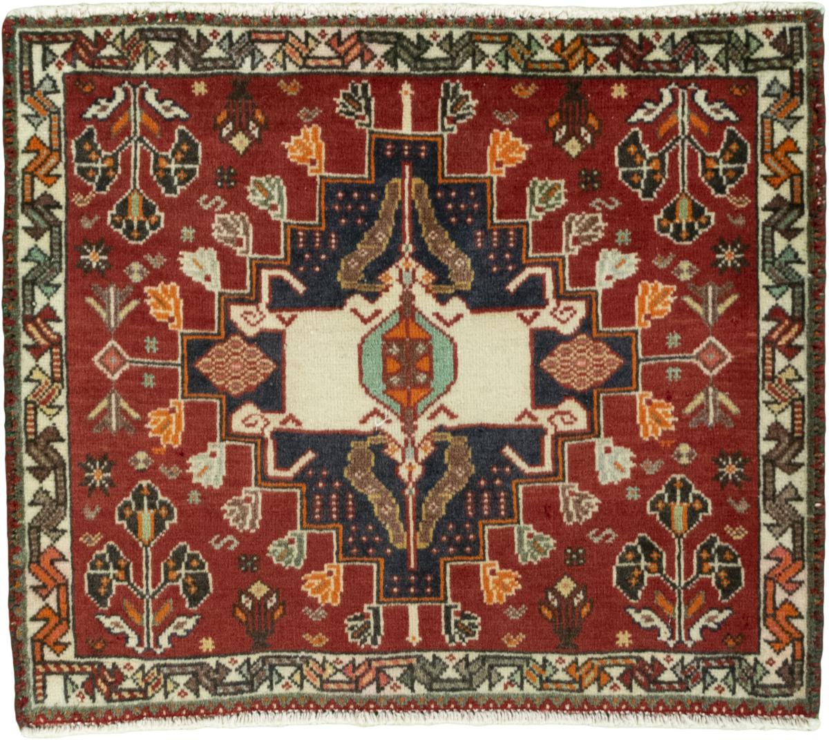 Tapis persan Shiraz 53x63 53x63, Tapis persan Noué à la main