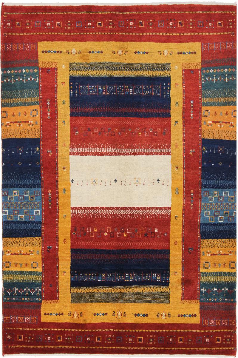 Perzsa szőnyeg Perzsa Gabbeh Loribaft 6'1"x4'0" 6'1"x4'0", Perzsa szőnyeg Kézzel csomózva