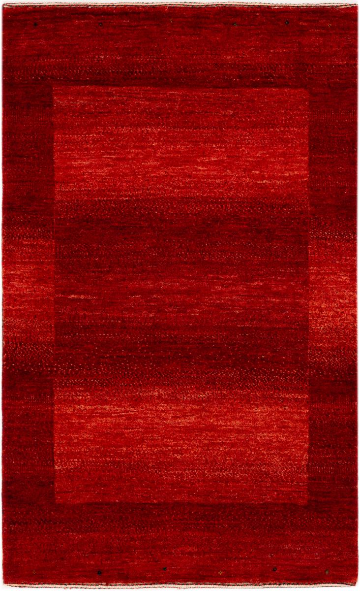 Persian Rug Persian Gabbeh Loribaft Atash 4'1"x2'6" 4'1"x2'6", Persian Rug Knotted by hand