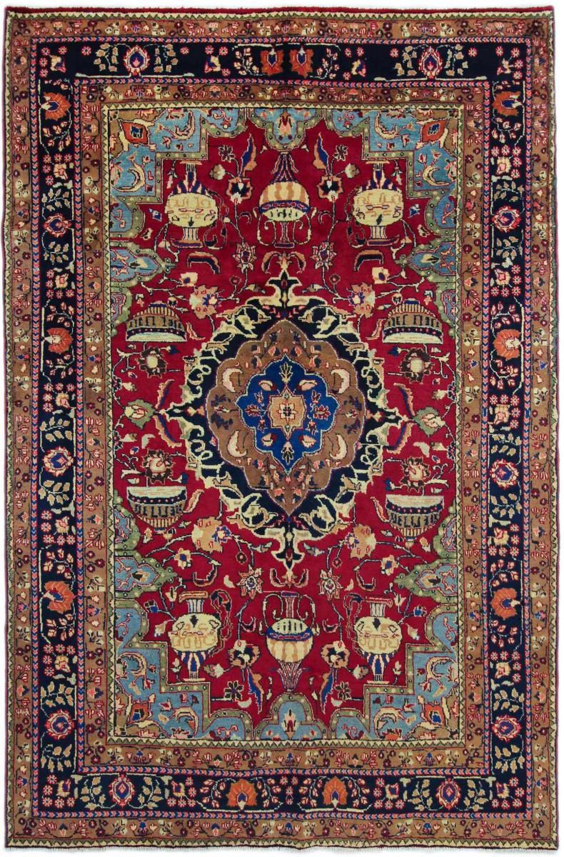 Persisk tæppe Mashhad 295x195 295x195, Persisk tæppe Knyttet i hånden