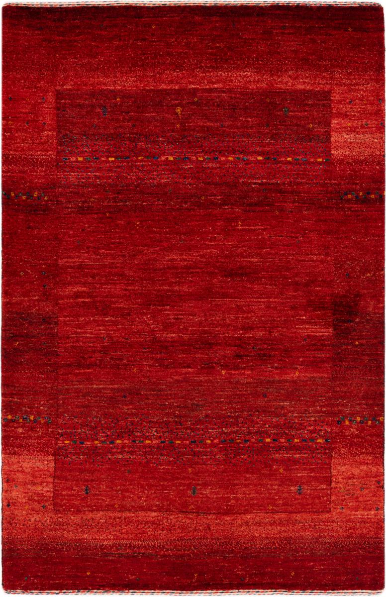 Persian rug Perser Gabbeh Loribaft Essence 4'11"x3'3" 4'11"x3'3", Persian rug Hand-knotted