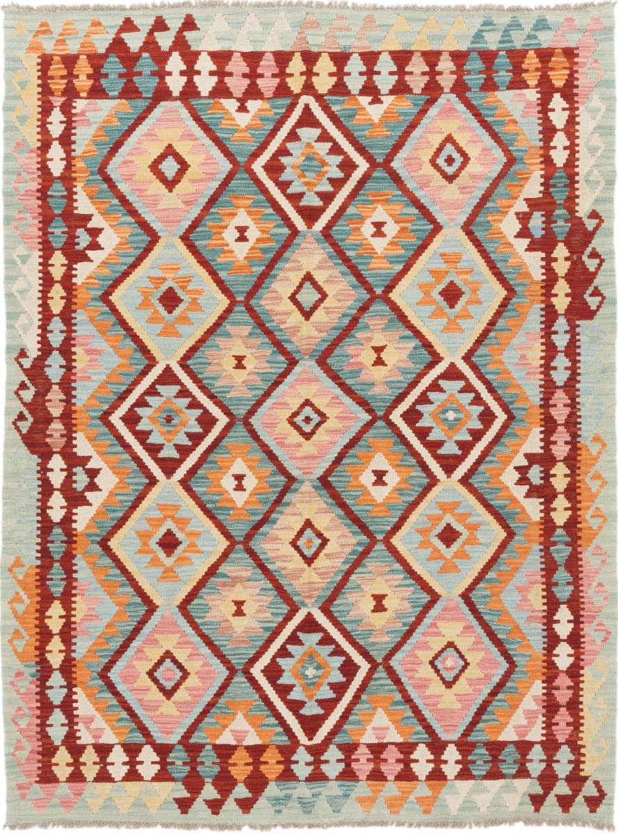 Tapete afegão Kilim Afegão 199x149 199x149, Tapete persa Tecido à mão