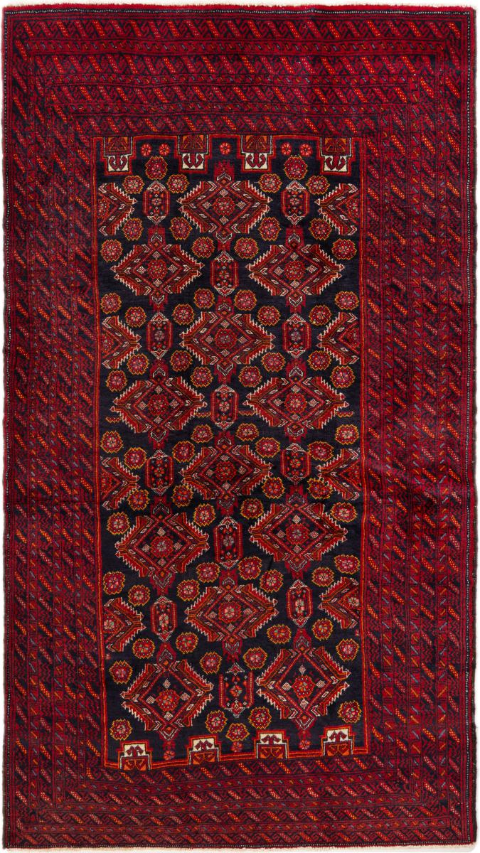 Tapis persan Baloutche 207x114 207x114, Tapis persan Noué à la main
