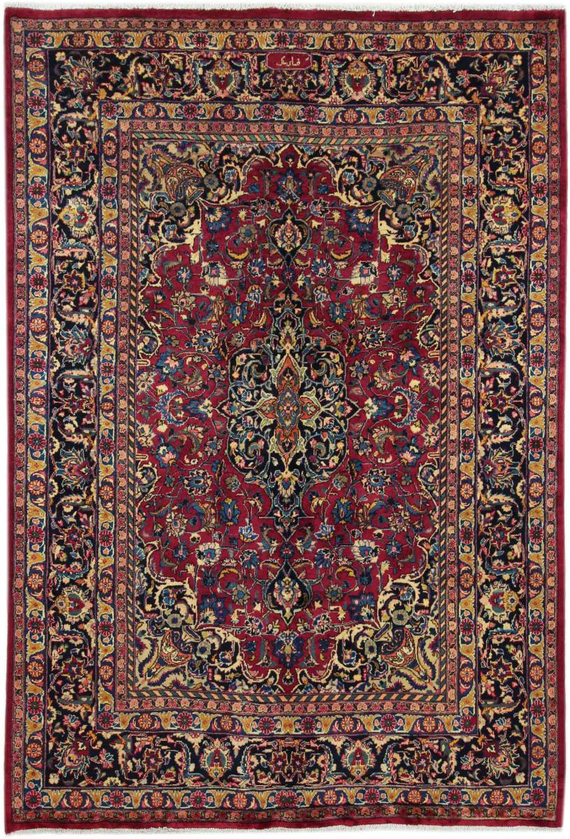 Persisk tæppe Mashhad 282x195 282x195, Persisk tæppe Knyttet i hånden